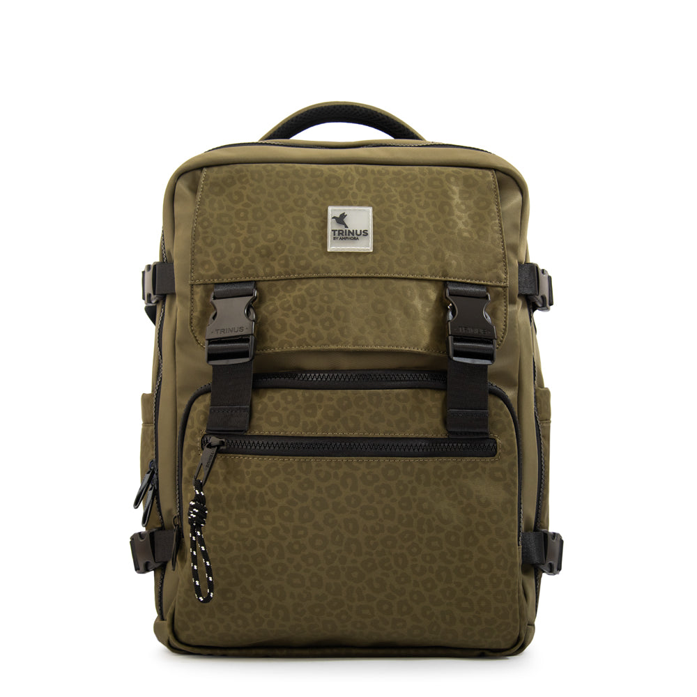 Mochila Viajera College Verde Oscuro