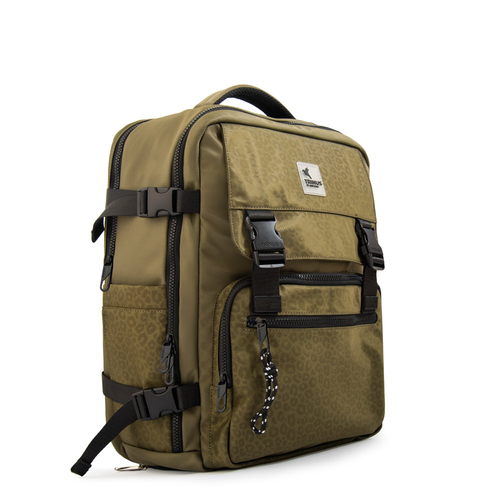 Mochila Viajera College Verde Oscuro