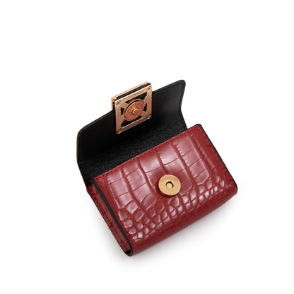 Hanging Tarjetero Cora Rojo