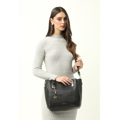 Cartera Dos Asas Finlandia Negro