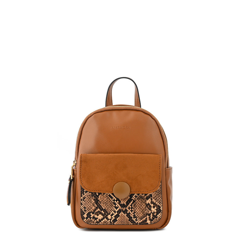 Mochila Mini Dominique Camel