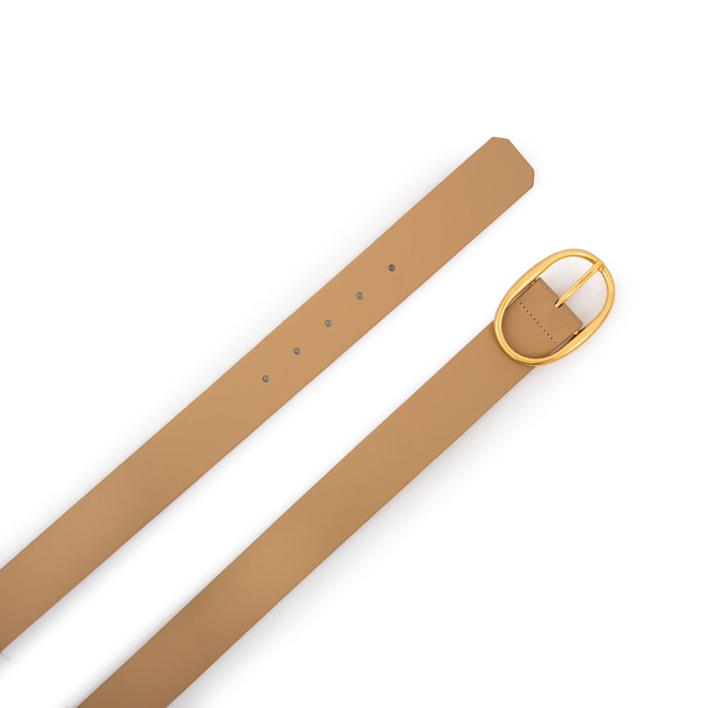 Cinturon Elba Beige Oscuro
