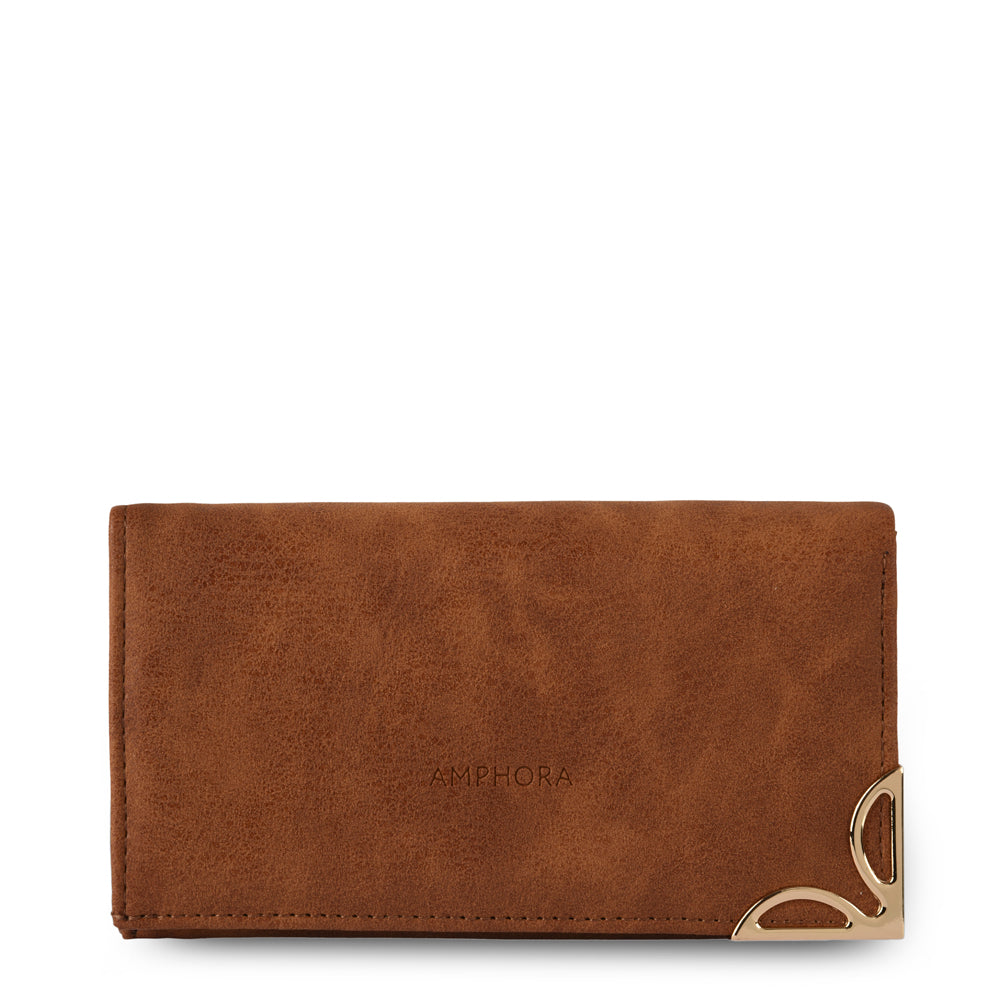 Billetera Acordeon Eleonor Café