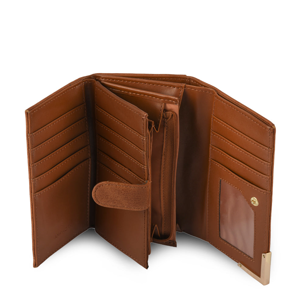 Billetera Acordeon Eleonor Café