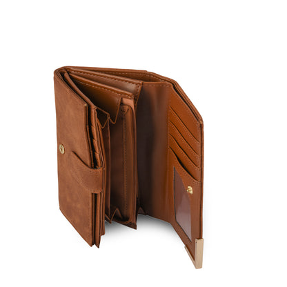 Billetera Acordeon Eleonor Café