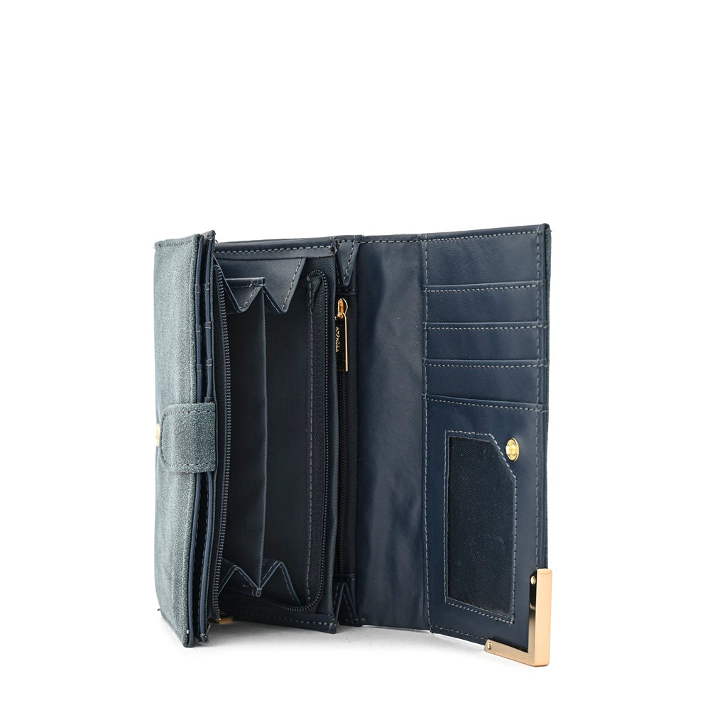 Billetera Acordeon Eleonor Azul