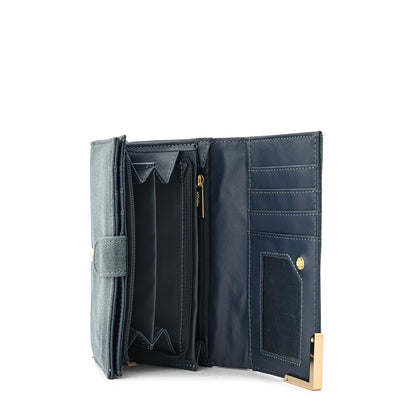 Billetera Acordeon Eleonor Azul