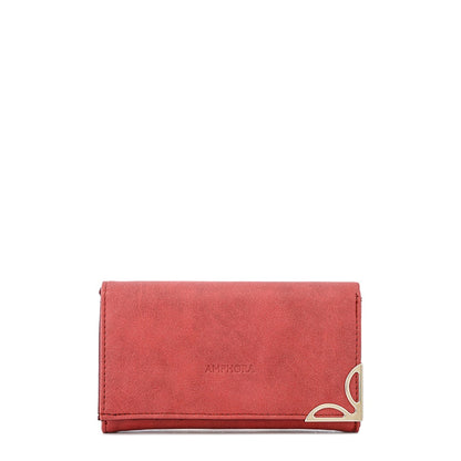 Billetera Acordeon Eleonor Rojo