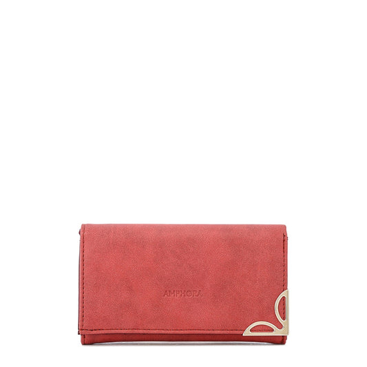 Billetera Acordeon Eleonor Rojo