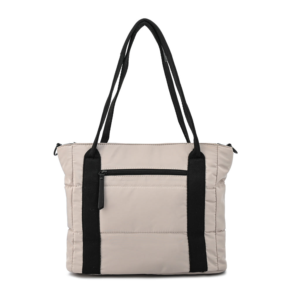 Cartera Dos Asas Florence Gris Claro