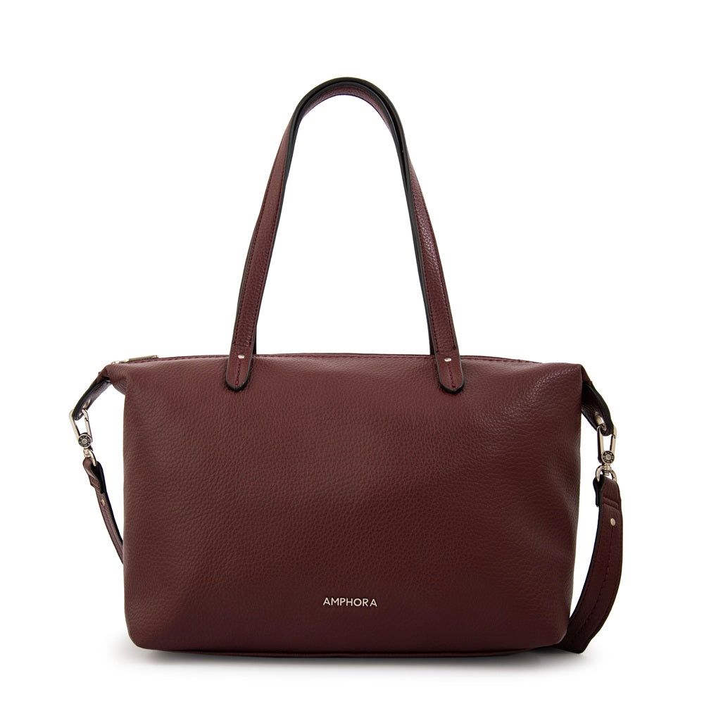 Cartera Dos Asas Francesca Cobre