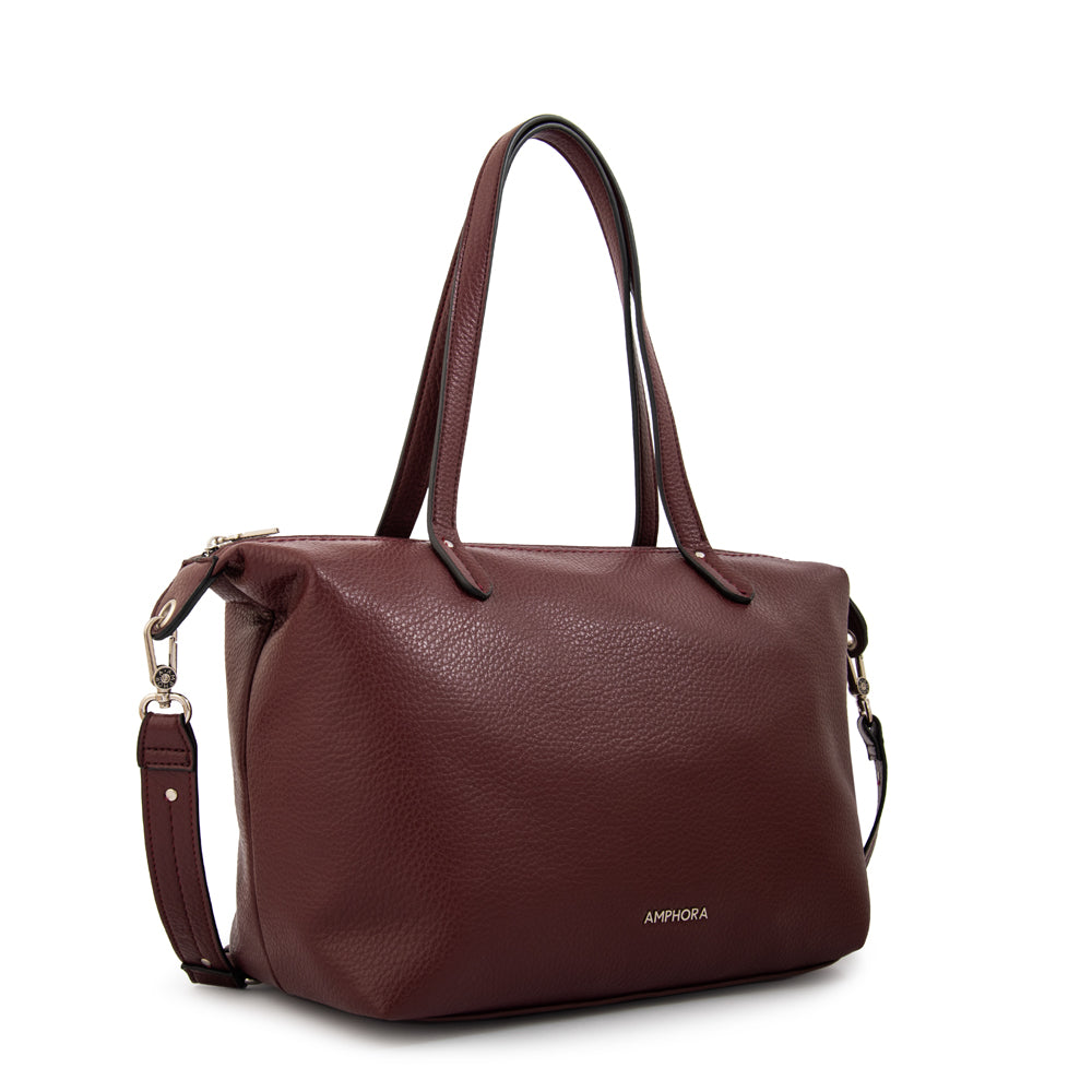 Cartera Dos Asas Francesca Cobre