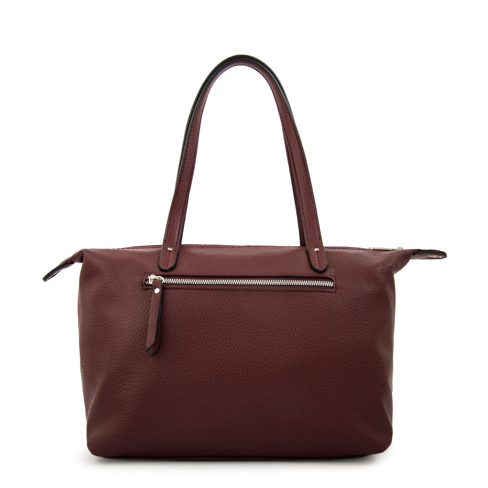 Cartera Dos Asas Francesca Cobre
