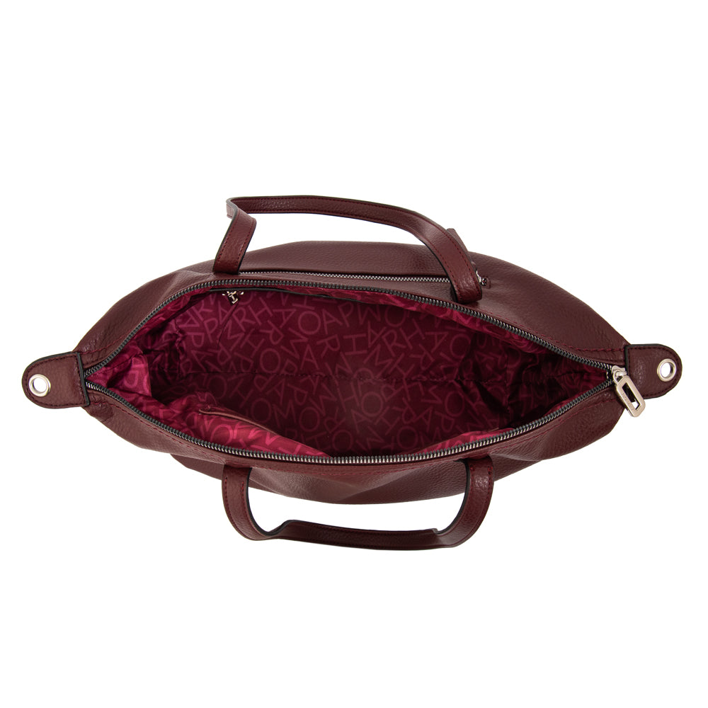 Cartera Dos Asas Francesca Cobre