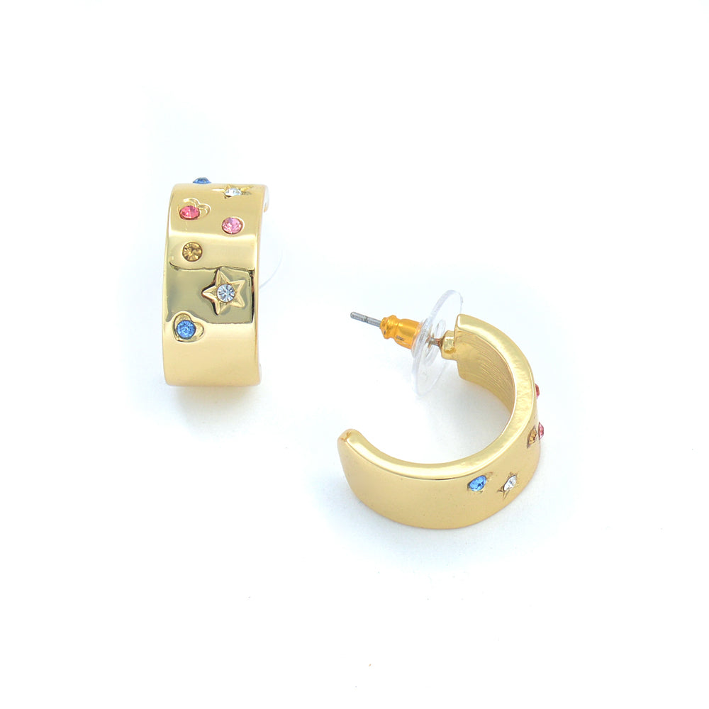 Aretes Gaelia Dorado