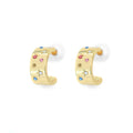 Aretes Gaelia Dorado