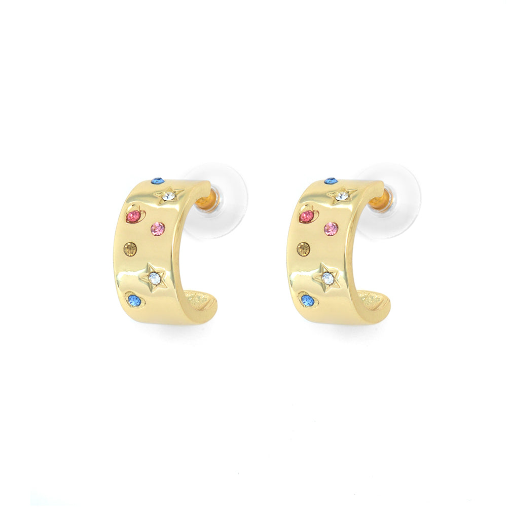 Aretes Gaelia Dorado