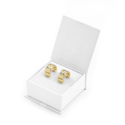 Aretes Gaelia Dorado