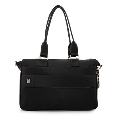 Cartera Dos Asas Porta Laptop 15" Gambia Negro