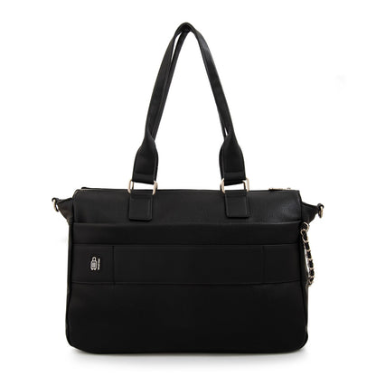 Cartera Dos Asas Porta Laptop 15" Gambia Negro Especial