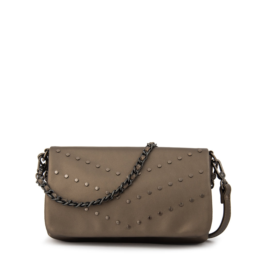 Crossbody Huber Plateado Oscuro