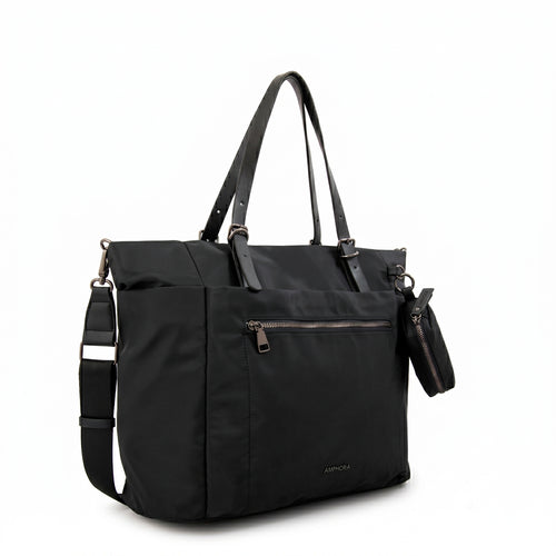 Cartera Dos Asas Porta Laptop Irina Negro