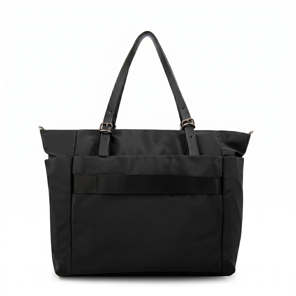 Cartera Dos Asas Porta Laptop Irina Negro