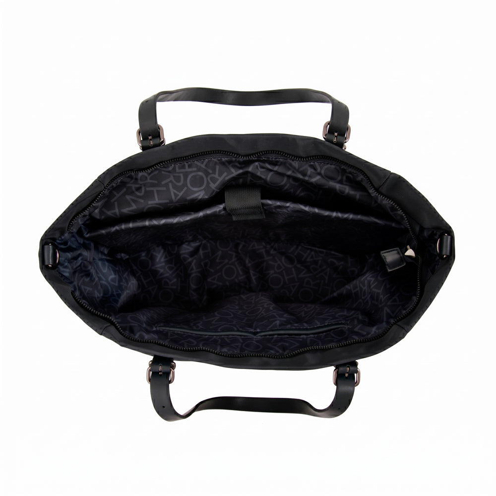 Cartera Dos Asas Porta Laptop Irina Negro