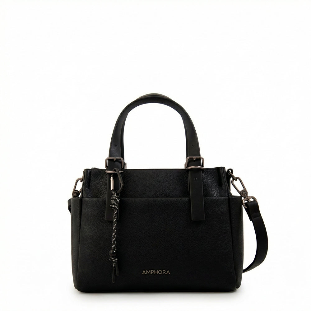 Crossbody Julia Granulado Negro