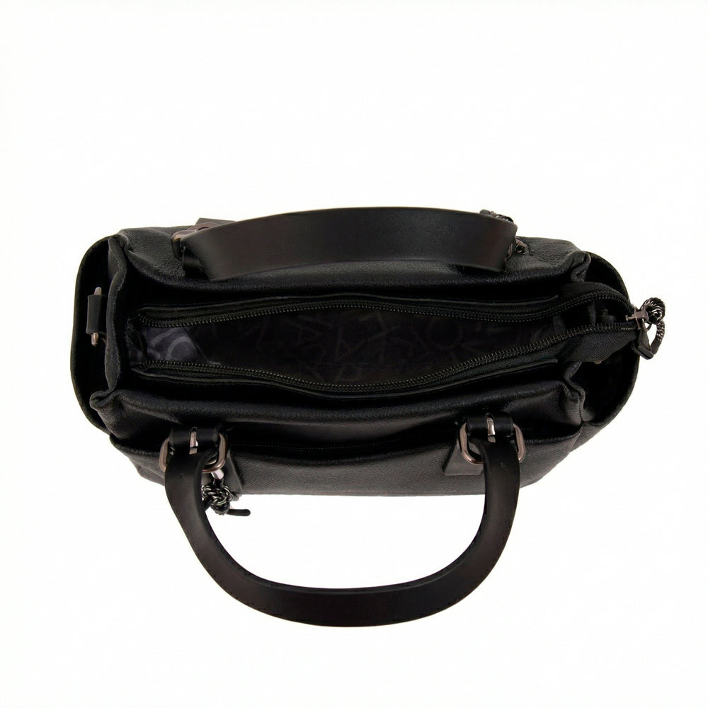 Crossbody Julia Granulado Negro