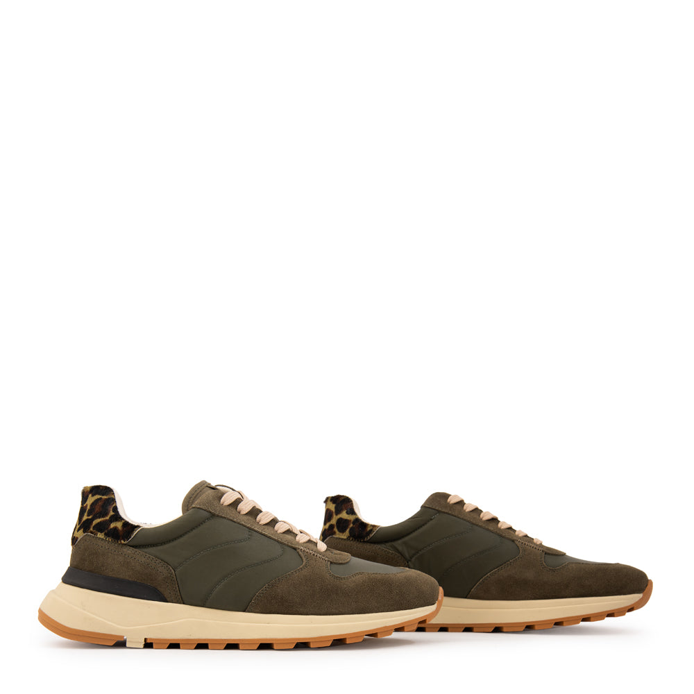Zapatilla Kira Verde Oscuro