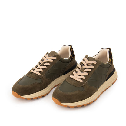 Zapatilla Kira Verde Oscuro