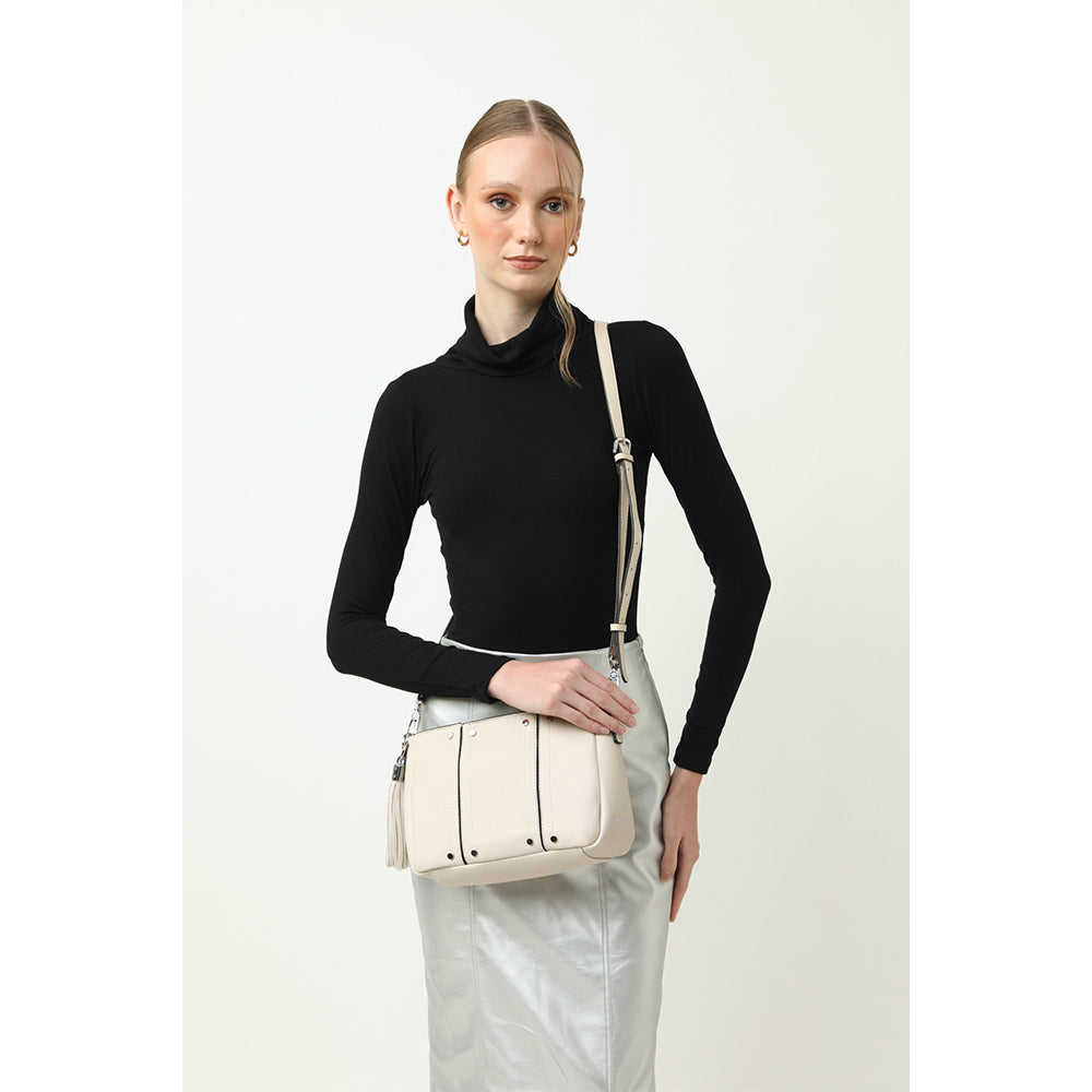 Crossbody Leroy Blanco Crudo