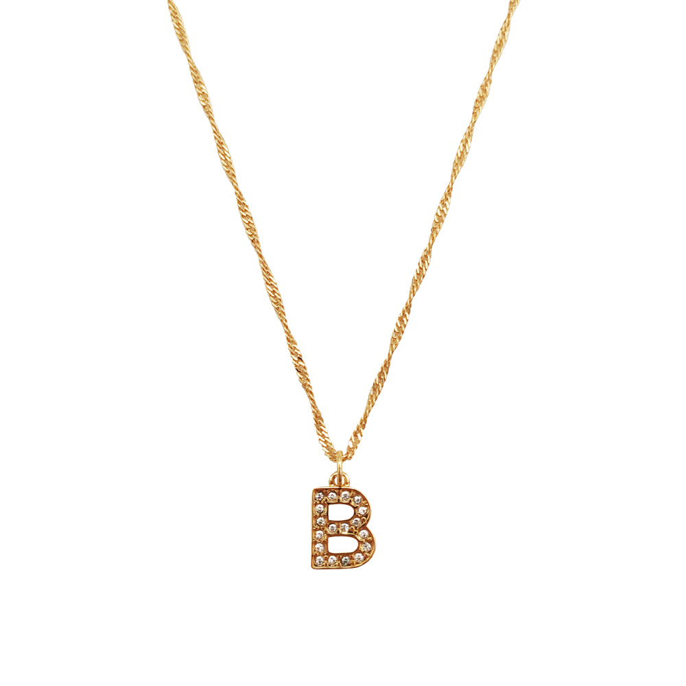 Collar Letra B Dorado
