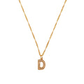 Collar Letra D Dorado