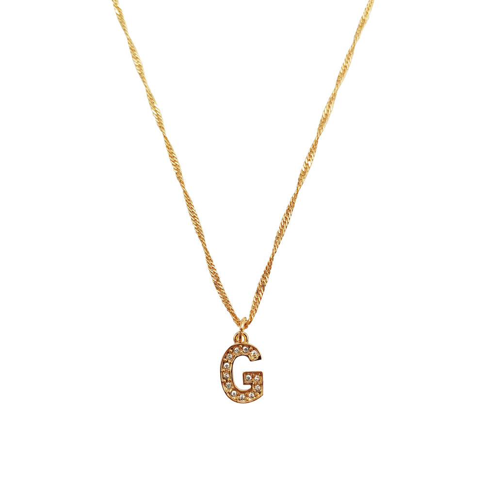 Collar Letra G Dorado