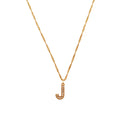 Collar Letra J Dorado