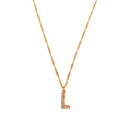Collar Letra L Dorado