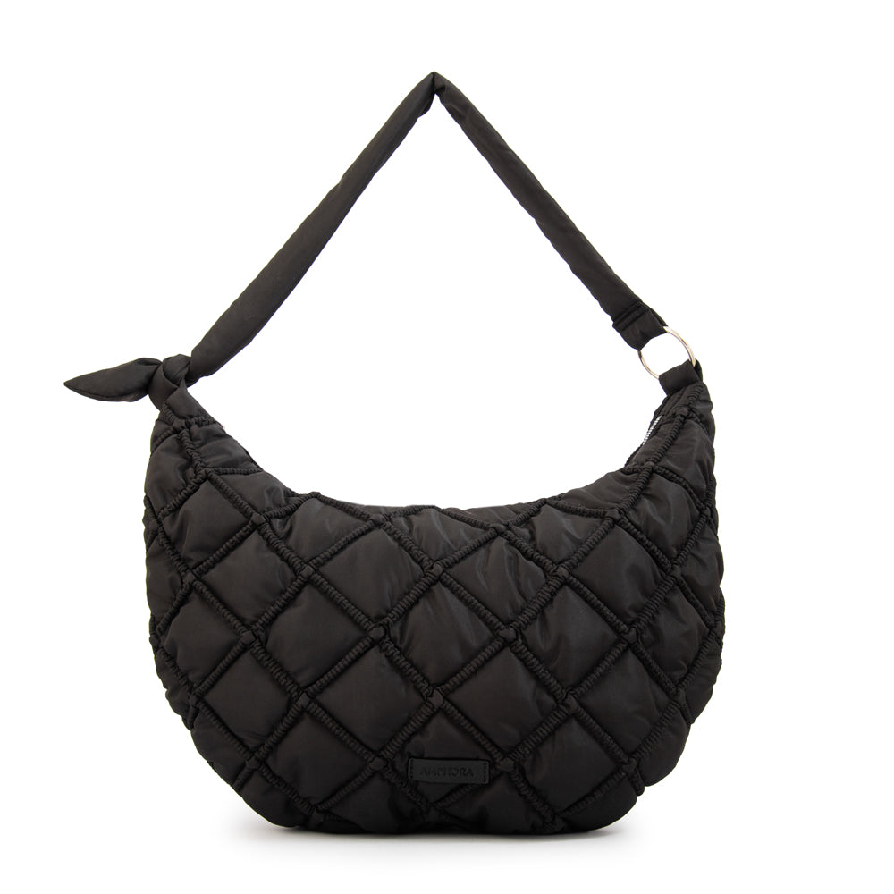 Cartera Oval Louisa Negro