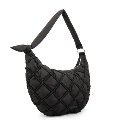 Cartera Oval Louisa Negro