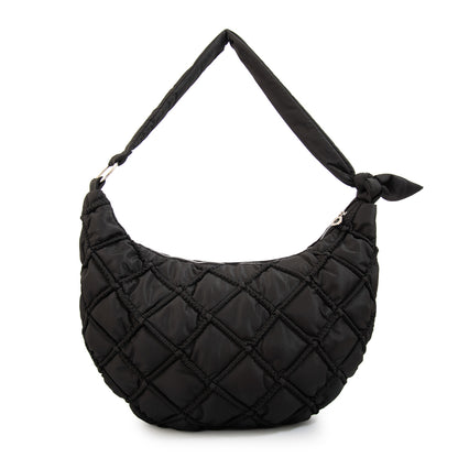 Cartera Oval Louisa Negro