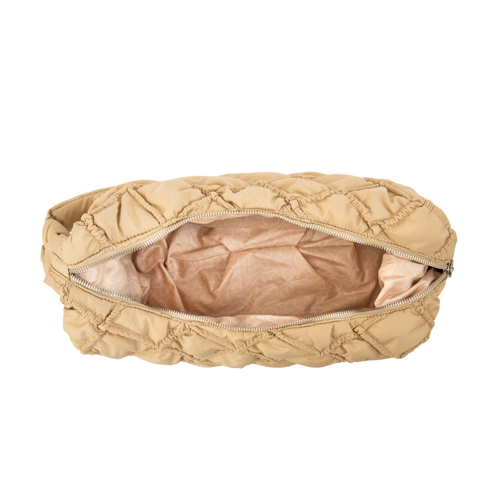 Cartera Oval Louisa Beige