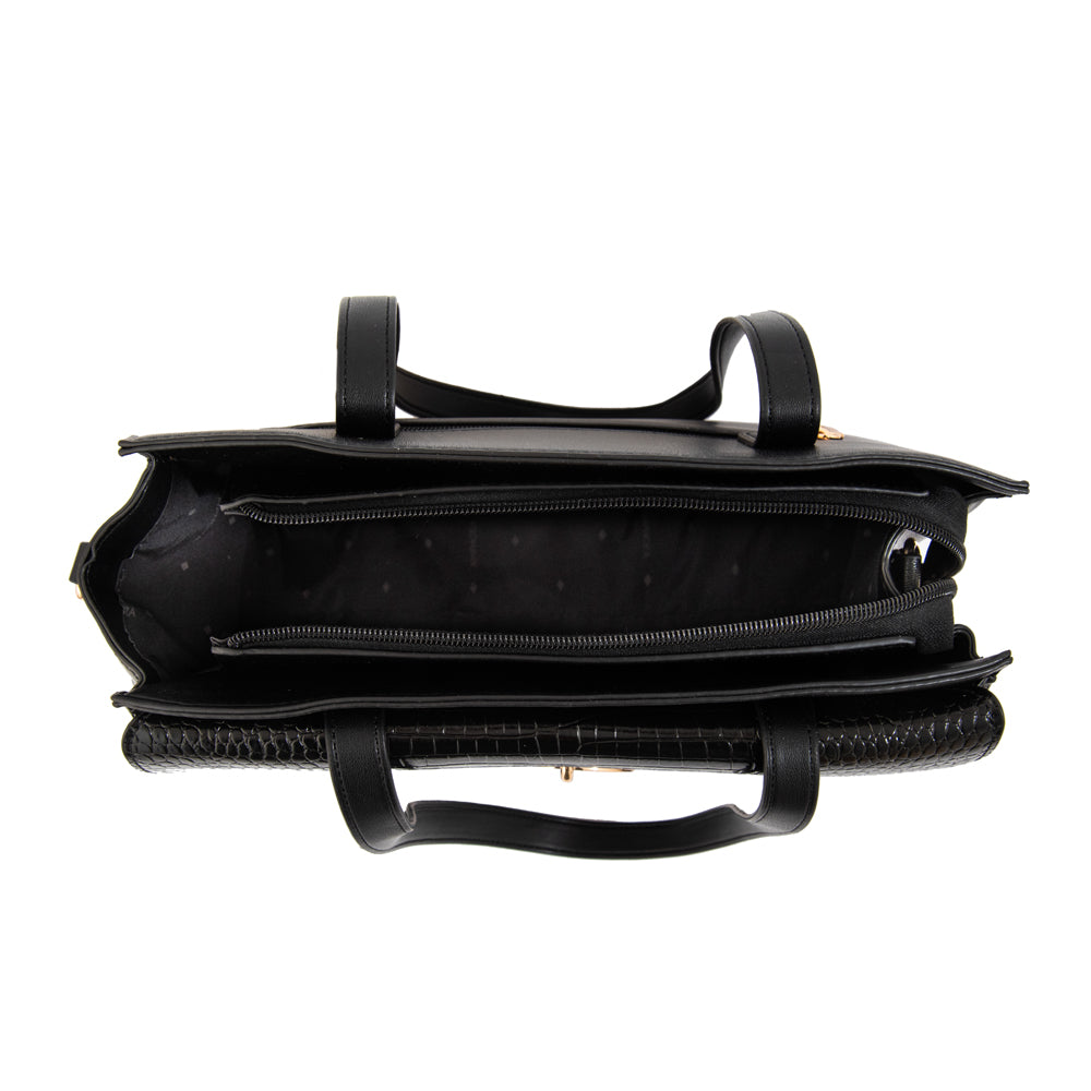 Cartera Dos Asas Porta Laptop 15" Gambia Negro Especial