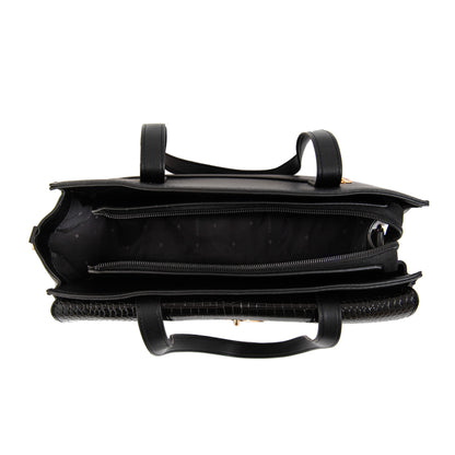 Cartera Dos Asas Porta Laptop 15" Gambia Negro Especial