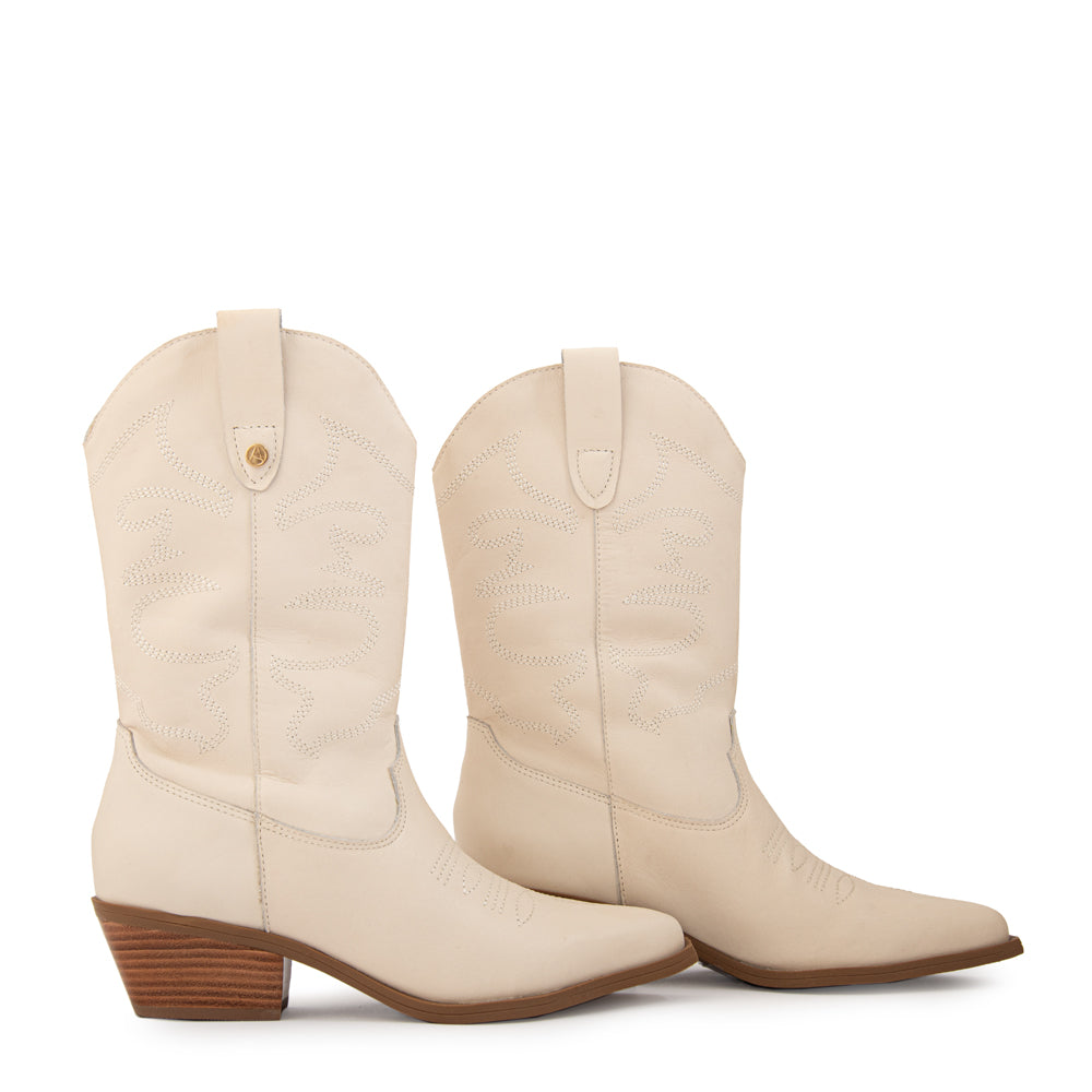Bota Marcella Blanco Crudo
