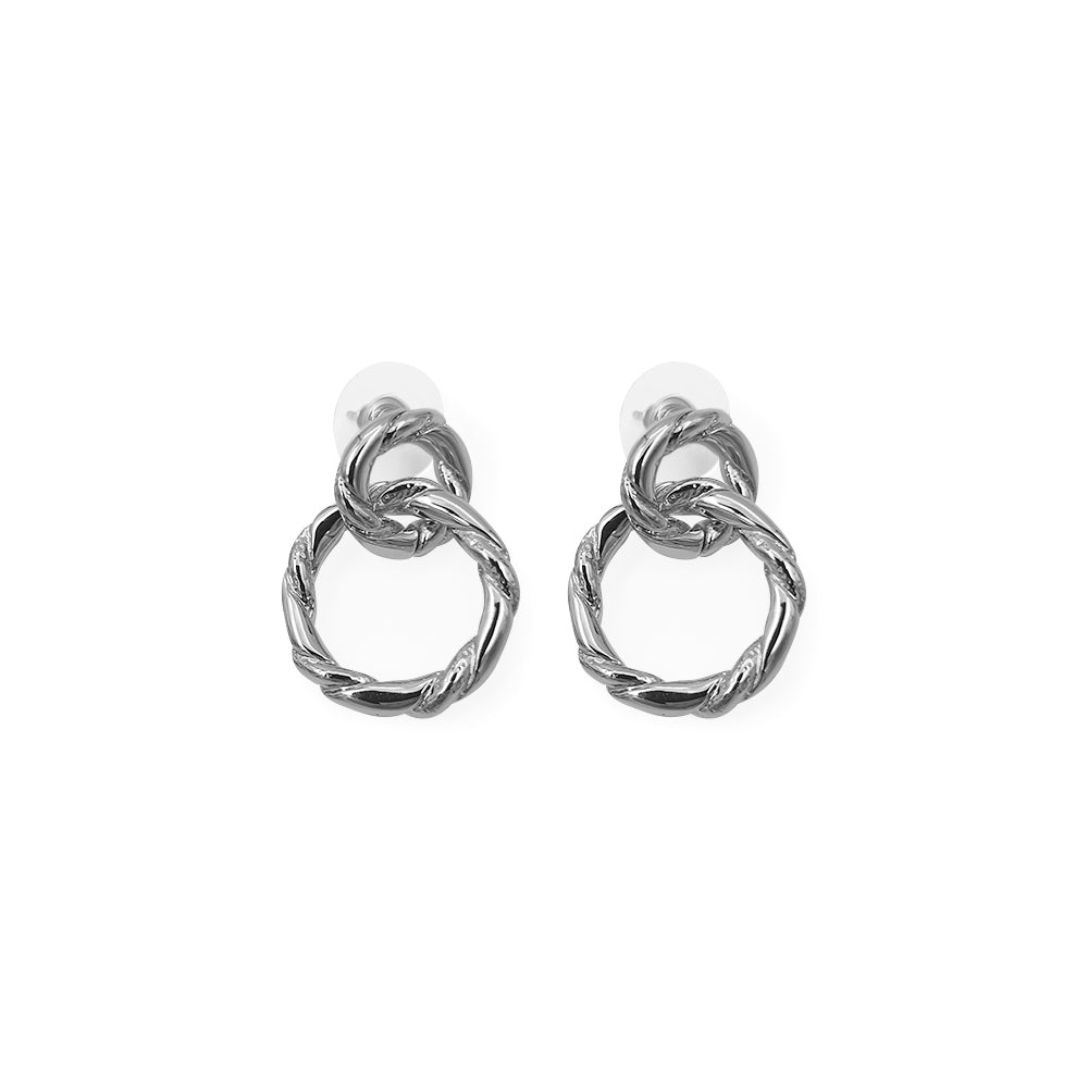 Aretes Marta Plateado