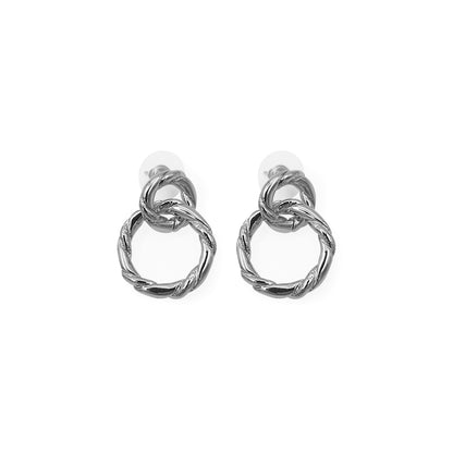 Aretes Marta Plateado