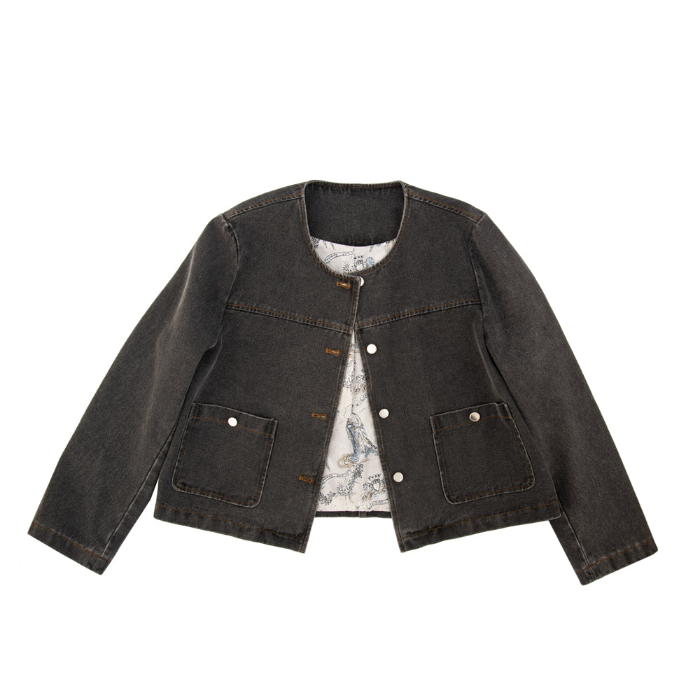 Casaca Megan Gris