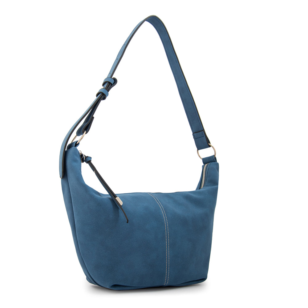 Cartera Oval Mila Azul