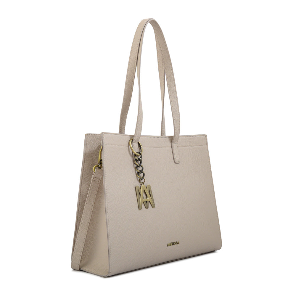 Cartera Dos Asas Miller Blanco Crudo